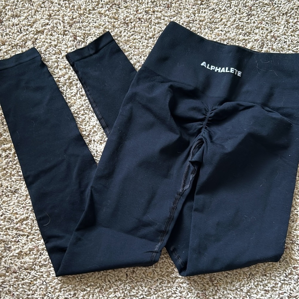 Alphalete black leggings (XS)